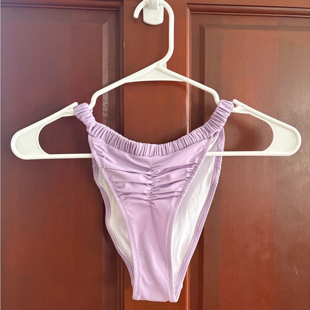 PacSun Purple and White Bikini Swimwear